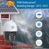 4G Solar Smart PTZ 5MP CCTV - 360° Rotation, Night Vision - Image 3