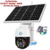 4G Solar Smart PTZ 5MP CCTV - 360° Rotation, Night Vision